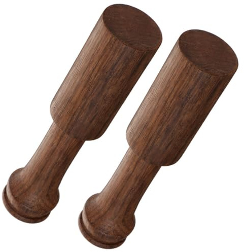 TOYANDONA 2 Pezzi Mazza in Legno per Campane Tibetane Manico Semplice e Durevole Bastoncino per Ciotola Sonora Accessorio Leggero e Portatile per Meditazione e Terapia del Suono
