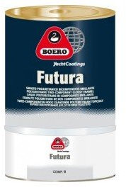 Boero Yacht Coatings Futura Smalto poliuretanico bicomponente brillante, colore: 072 Verde, size: 0,75 l