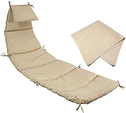 Coussin et parapluie de rechange en tissu pour chaise longue – Améliorez votre chaise hamac suspendue, chaise longue et chaise avec des accessoires résistants et élégants pour améliorer votre