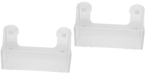 TOPBATHY 2 Piezas Portavasos para Bebidas Soporte de Ventosa para Bebidas Soporte de Ventosa para Puertas de refrigerador de acrílico Soporte para latas de refrigerador botellero Nevera