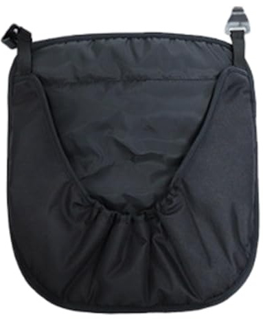 CoudarTitie Saco de Dormir para Cochecito, Funda para Pies, Cálido, Universal, con Protector Contra El Viento Extraíble, Resistente a La Intemperie E Impermeable, Negro