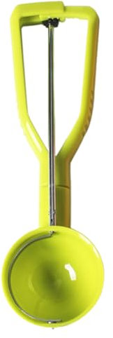 Cuchara de helado con disparador – Cuchara esférica antiadherente como ayudante de cocina | Cuchara para de acero inoxidable, pala para galletas, cuchara de helado, herramienta para porciones de