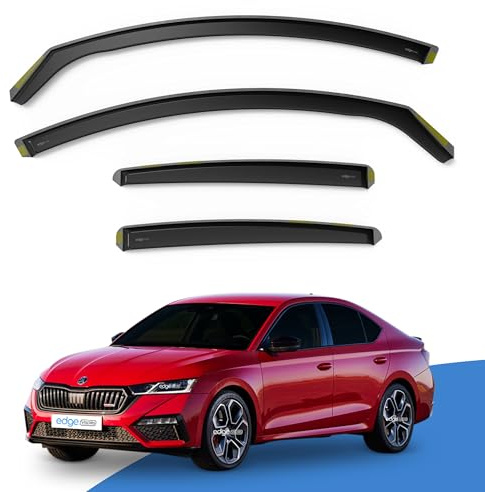 EdgeVisors Wind Deflectors for Skoda Octavia MK4 Door 5 Door Hatchback 4pc