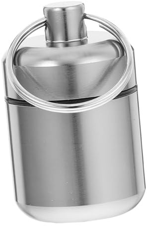 Operitacx Earplug Case for Aluminium Alloy Portable Lightweight Ear Plugs Case Waterproof Metal Keychain Holder Earplug Storage, Stylish and Sturdy Travel Daily