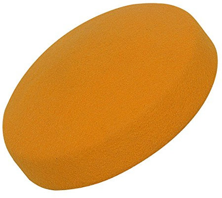 Lawliet A215 Fascinator mit rundem Wollfilz, für Pillendose, gelb, Einheitsgröße