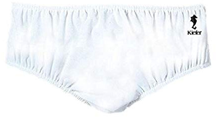 Kiefer Adult Swim Diaper, Size Large/36-38-Inch Waist, White