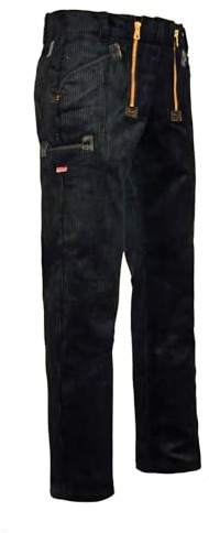Trenkercord - Pantaloni senza colpi, Nero , 48