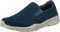 Skechers EQUALIZER 4.0 TRIPLE-PLAY, Zapatillas sin cordones para Hombre, Navy Engineered Mesh/Orange Trim, 42 EU