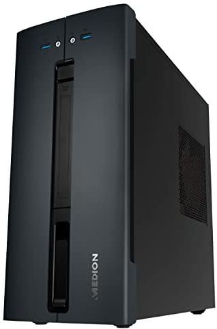 MEDION E22009 Desktop PC (Intel Gold G6405, 256 GB PCIe SSD, 8 GB DDR4 RAM, Hot-Swap, Win 10 Home)