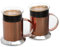 La Cafetière - Juego De 2 Tazas De Café, Acero Inoxidable, Efecto Cobre, set de 2