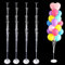 LOLYSIC Lot de 4 supports de ballons pour sol, 160 cm, pour décoration de mariage, fête prénatale, remise de diplôme, fête d'anniversaire, anniversaire de mariage