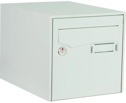 Boîte à lettres simple face blanc - DECAYEUX