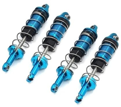 Motorrad-Stoßdämpfer hinten 4 Stücke Metall Öl Stoßdämpfer Dämpfer Für 16101 16102 16103 1/16 RC Auto Upgrade Teile Zubehör