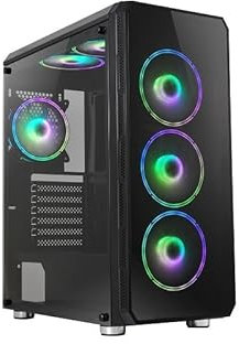 Generico PC Desktop Gaming i7-14700, 32GB RAM DDR5, SSD 1TB, Windows 11 Pro, Case ATX con 4 Ventole RGB