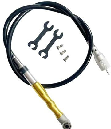 Outil de polissage professionnel pour arbre de gravure coudé à 90 degrés, tête de transfert pour métal et caoutchouc arbre flexible