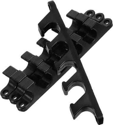 Homoyoyo Outdoor Chair Buckle Adjuster 4pcs Plastic Chaise Support Brackets 5-position Recliner Parts for Folding Garden Loungers Patio and Balcony Furniture
