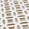 Pegboard - Dhaka Lochwand 122 x 61 x 0,3 cm MDF Holzplatte weiß lackiert - Made in Germany - Heizkörperverkleidung, Türfüllung, Paravent oder Lüftungsgitter (Einzelpack 1x Lochwand)