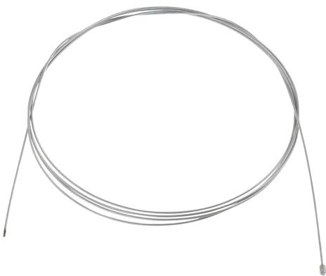 Bowdenzug Innenkabel 210cm x 1,3mm, Nippel 3x4mm kompatibel mit Mofa, Moped | Verzinktes Bowden Innenkabel mit einseitigem Rundnippel; kompatibel mit Fahrrad, alte Kabelhülle kann verbleiben, ca. 17g.