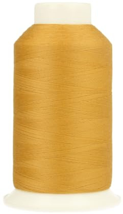 Madeira M9128-8700 Overlock-Gewinde, Polyester, 8700 Gold, 2500 m