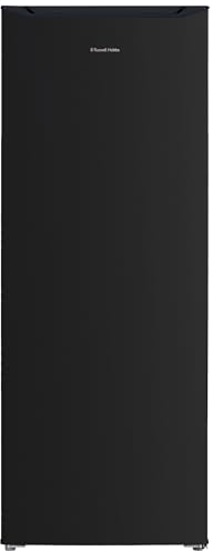 Russell Hobbs Freestanding Larder Fridge Black 242 Litre with 4 Glass Shelves, 55cm Wide & 143cm Tall, Adjustable Thermostat, 2 Year Guarantee, RH143LF552E1B