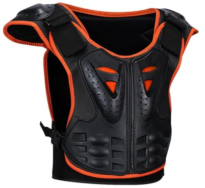 Protector de cuerpo completo para niños, chaleco de ciclismo para jóvenes, protección de cuerpo completo para la espalda de la columna vertebral para niños