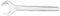 Chiave a forchetta singola 55 x 440 mm TOPEX 35D635