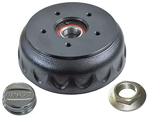 KNOTT tambour de frein de 200 x 50, stockage compact 112x5, incl. Écrou de bride et le capuchon de graisse --- 6A0073 complète