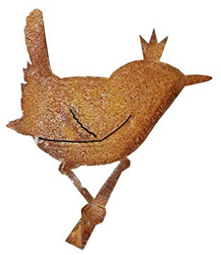 Vosteen Spina giardino recinto Re 63 cm metallo ruggine Decorativa da giardino ruggine Gross