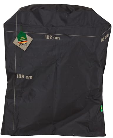 Mehr Garten Grillabdeckung 102x66x109 cm, Schutzhülle Grill Rechteckig | 600D Oxford - wasserdicht, UV-beständig, reißfest und winterfest - robuste Abdeckung für Gasgrill mit Kordelzug
