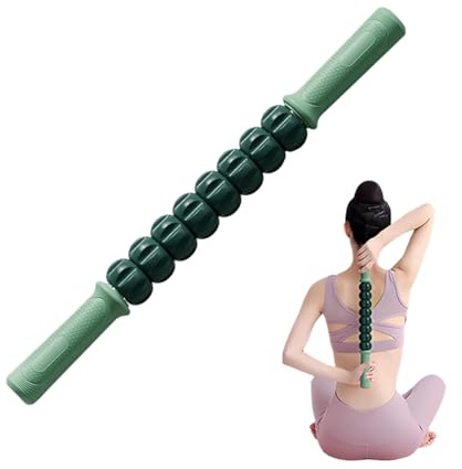 Rodillo de masaje – Masajeadores relajantes portátiles | Rodillo corporal para tejido profundo, para sentadillas de salto al aire , viajes, dormitorio, deportes, fútbol, fitness, entrenamiento