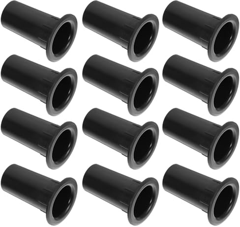 Kichvoe 12 Pezzi Tubo Bass Reflex in Plastica Nero per Subwoofer Alte Prestazioni e Facile da Installare Accessori per Altoparlanti Audio