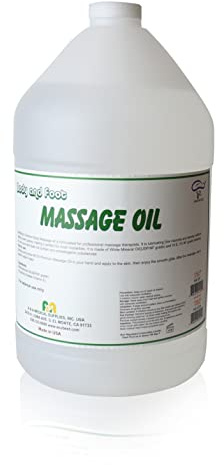 Premium Body Mineral Oil for Spa and Massage | 1 Gallon / 128 OZ | USP Grade | Relaxing | Soothing | Therapeutic | Repair Dry Skin | Hydrate and Nourish | Unscented | Clear | Allergy-Friendly (1)