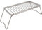 Stainless Steel Folding Camping Grate with Adjustable Height, Thicker Camp Fire Cooking Racks, Draining Backpacking Grill for Outdoor, Long Lasting Performance