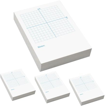 DIYEAH 4stücke Bücher Koordinaten Notizblöcke Mit Rasterpapier Für Präzises Graphing Und Mathematikübungen Für Schüler Und Studenten Graphing Sheets Und Coordinate Sheets