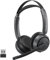 Nuroum HP31-DU(2nd Gen) Cuffie con Microfono Bluetooth, Cuffie Wireless ENC a Cancellazione di Rumore con Stazione di Ricarica, Dongle/USB-A&C/Bluetooth, Confortevole 45H Lavoro per Lavoro/Chiamate