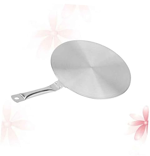 Disque Chaleur de Acier Inoxydable en Convertisseur pour Induction | Plaque de Guidage Thermique Argenté, Usage Casserole Céramique et Ustensiles, Conduction Sûre
