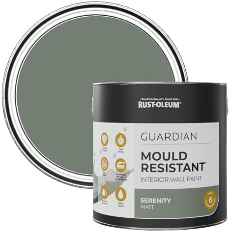Rust-Oleum Green Guardian Mould Resistant Wall Paint - Serenity 2.5L