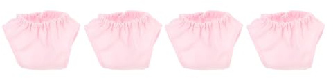 SOPOTUTU Lot de 4 Mini-Culottes pour Poupée 18 Pouces sous-vêtements de Poupée en Tissu Rose Accessoires Jeux D’Imitation et Décoration Vêtements Réalistes et Légers