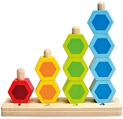 Zähl- und Steckspiel,11tlg, Hape E504