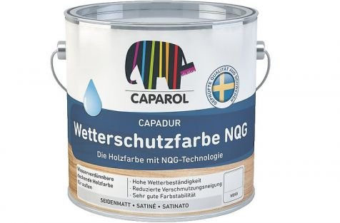 Caparol Capadur Wetterschutzfarbe NQG Größe 2,5 LTR, Farbe schwedenrot