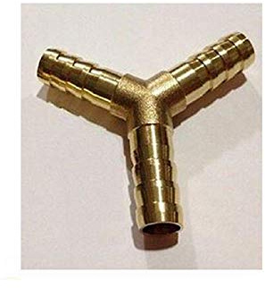 RACCORDO TRE 3 USCITE VIE IN OTTONE PER TUBO GAS GPL BOMBOLA CUCINA BARBECUE