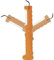 KUNZER PL-023.2 ORANGE Arbeitslampe – COB-Technik Werkstatt-Taschen-Leuchte mit 300lm Lichtstärke und 10h Leuchtdauer