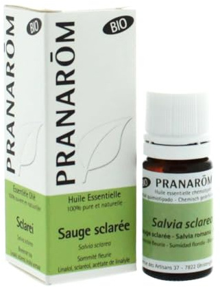 Pranarôm Sauge Sclarée Bio Huile Essentielle Salvia Sclarea Sommité Fleurie 5 ml