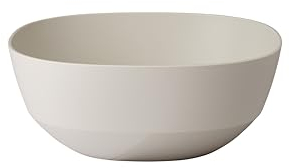 Mepal - Cuenco para servir Silueta - Apto para lavavajillas y microondas - Plato para ensaladas - Platos para tapas - Vajilla - 3000 ml - Nordic white