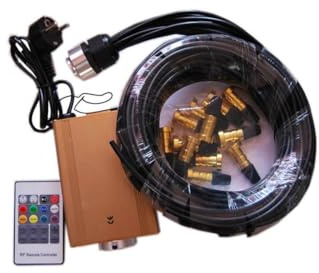 Kit éclairage fibre optique Blanc chaud 16W pour Sauna/Hammam (12 points lumineux)