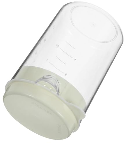 FUOYLOO Taza Medidora Transparente de Cocina con Tapa, Vaso Medidor de Pp Ligero y Duradero, Taza Graduada para Leche y Café, Utensilio de Cocina Reutilizable para Panadería Doméstica