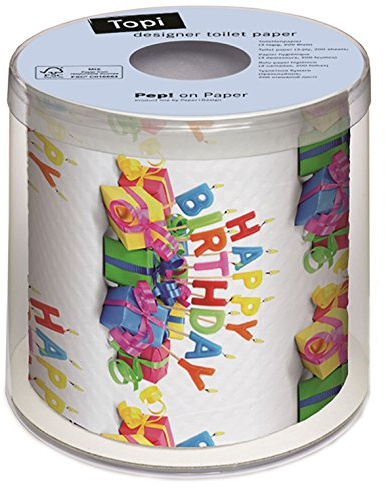 PAPER+DESIGN Toilettenpapier FSC Mix 200 Bl. Happy Bday