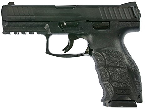 Heckler & KOCH Airsoft Pistole VP9, Federdruck Waffe mit 0,5 Joule, inkl. 100 x 6 mm BB Soft-Air Kugeln, Schwere Ausführung mit Metallschlitten