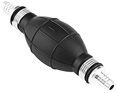 Fuel Pump Line Hand Primer Bulb Rubber & Aluminum Gas Petrol for Car Boat Motorcycles Marine Outboard (10mm)