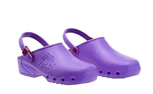 Zoccoli Sanitari Calzuro Light Professionali colore Lilla 42 marchio CE